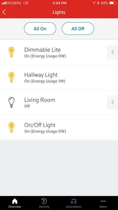 Emulate iPhone app Rogers Smart Home Monitoring using MyAndroid