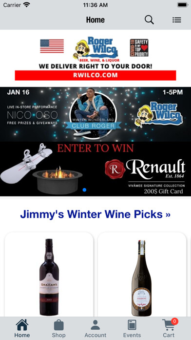Emulate iPhone app Roger Wilco Liquors using MyAndroid Emulate iPhone app Roger Wilco Liquors using MyAndroid