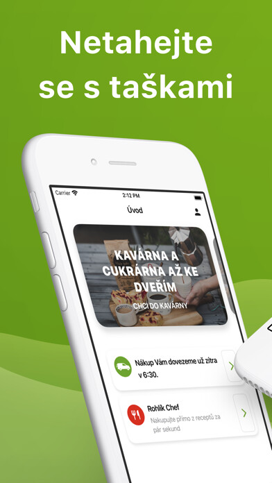 Emulate iPhone app Rohlik.cz using MyAndroid
