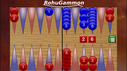 Emulate iPhone app RohuGammon - Classic Backgammon using MyAndroid