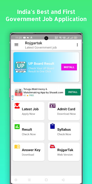 Run android online APK Rojgartak- Sarkari Result 2022 from MyAndroid or emulate Rojgartak- Sarkari Result 2022 using MyAndroid Run android online APK Rojgartak- Sarkari Result 2022 from MyAndroid or emulate Rojgartak- Sarkari Result 2022 using MyAndroid