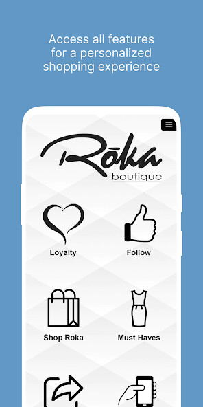 Emulate iPhone app Roka Boutique using MyAndroid Emulate iPhone app Roka Boutique using MyAndroid