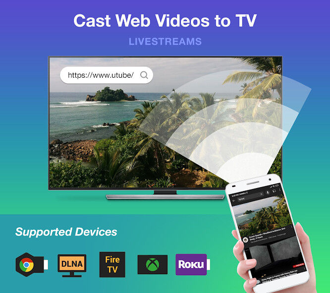 Run android online APK Roku Cast - Cast Phone to TV from MyAndroid or emulate Roku Cast - Cast Phone to TV using MyAndroid