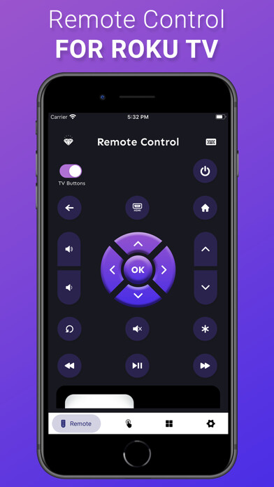 Emulate iPhone app Roku Remote Control : Roki using MyAndroid Emulate iPhone app Roku Remote Control : Roki using MyAndroid