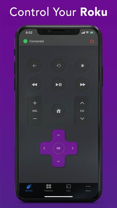 Run android online APK Roku Remote - Control Smart TV from MyAndroid or emulate Roku Remote - Control Smart TV using MyAndroid