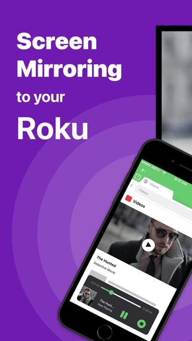 Emulate iPhone app Roku Screen Mirroring + Cast using MyAndroid