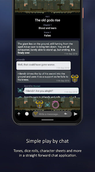 Run android online APK Role Gate, Play RPGs by chat from MyAndroid or emulate Role Gate, Play RPGs by chat using MyAndroid