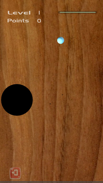 Emulate iPhone app Roll Balls into hole using MyAndroid