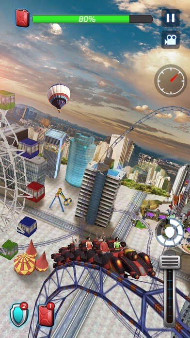 Emulate iPhone app Roller Coaster Deluxe 3D using MyAndroid Emulate iPhone app Roller Coaster Deluxe 3D using MyAndroid