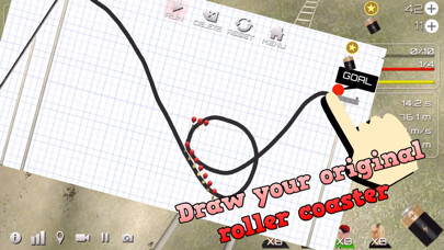 Emulate iPhone app Roller Coaster Simulator -Draw using MyAndroid Emulate iPhone app Roller Coaster Simulator -Draw using MyAndroid
