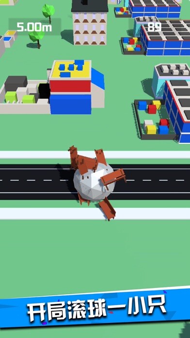 Emulate iPhone app Rolling Ball Battle-fun go using MyAndroid
