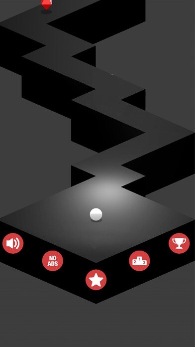 Emulate iPhone app Rolling ball run zigzag Sky! using MyAndroid Emulate iPhone app Rolling ball run zigzag Sky! using MyAndroid