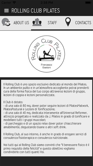 Emulate iPhone app Rolling Club Pilates using MyAndroid Emulate iPhone app Rolling Club Pilates using MyAndroid