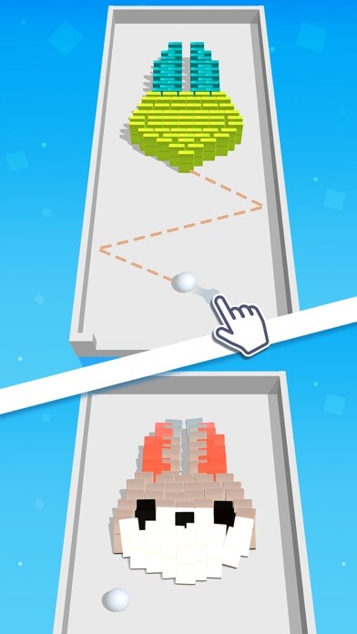 Emulate iPhone app Rolling Domino using MyAndroid
