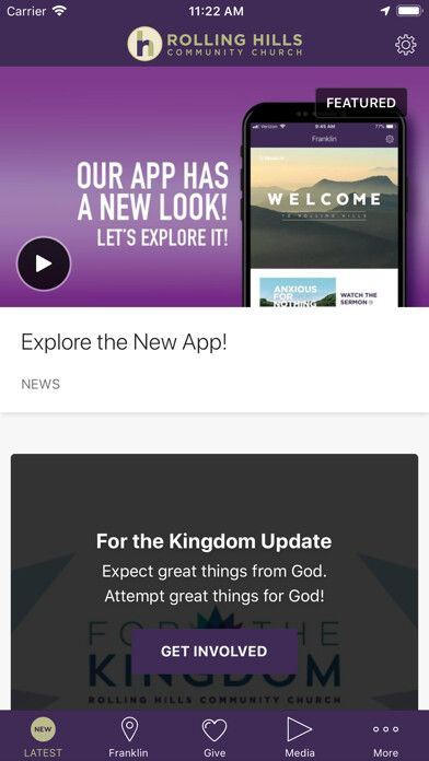 Emulate iPhone app Rolling Hills Community Church using MyAndroid Emulate iPhone app Rolling Hills Community Church using MyAndroid