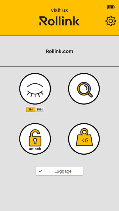 Emulate iPhone app Rollink smart luggage using MyAndroid Emulate iPhone app Rollink smart luggage using MyAndroid