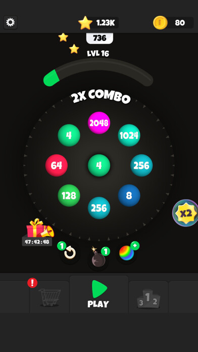 Emulate iPhone app Roll Merge 3D - 2048 Puzzle using MyAndroid Emulate iPhone app Roll Merge 3D - 2048 Puzzle using MyAndroid
