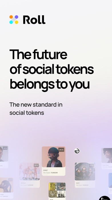 Emulate iPhone app Roll - Social Tokens using MyAndroid