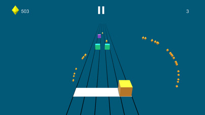 Emulate iPhone app Roll The Cube:Get High Score using MyAndroid