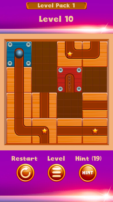 Emulate iPhone app Roll Unblock - Slide The Ball Puzzle using MyAndroid