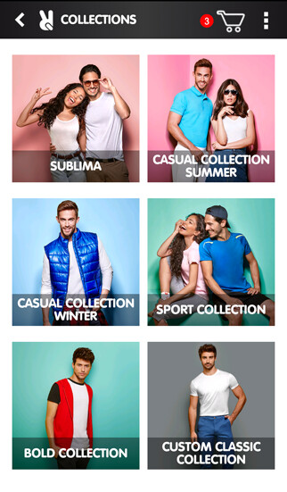 Emulate iPhone app Roly M-Commerce using MyAndroid