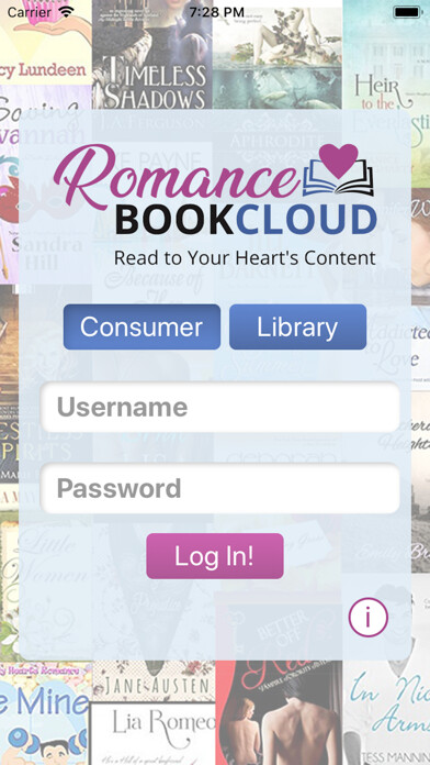 Emulate iPhone app RomanceBookCloud using MyAndroid