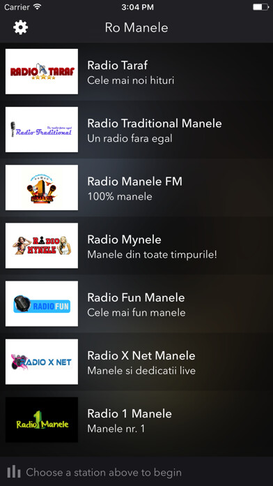 Emulate iPhone app RoManele: Radio Manele Romania using MyAndroid Emulate iPhone app RoManele: Radio Manele Romania using MyAndroid