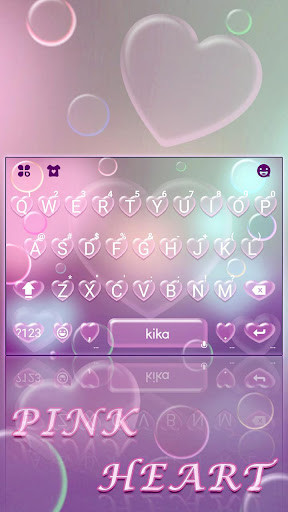Run android online APK Romantic Bubble Heart Keyboard Theme from MyAndroid or emulate Romantic Bubble Heart Keyboard Theme using MyAndroid