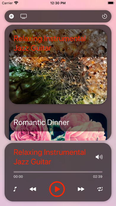 Emulate iPhone app Romantic Candle Dinner Music using MyAndroid Emulate iPhone app Romantic Candle Dinner Music using MyAndroid