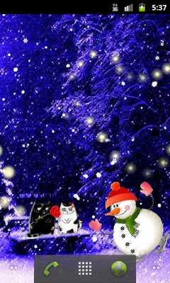 Emulate Android APK Romantic Christmas Live Wallpaper