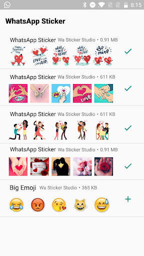 Run android online APK Romantic Love Sticker for WhatsApp -WAStickerApps from MyAndroid or emulate Romantic Love Sticker for WhatsApp -WAStickerApps using MyAndroid