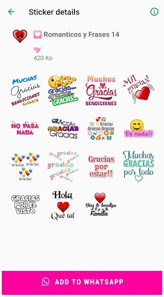 Run android online APK Romanticos Stickers Animados from MyAndroid or emulate Romanticos Stickers Animados using MyAndroid