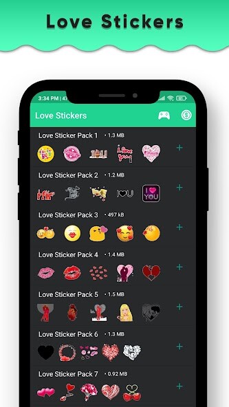 Run android online APK Romantic Stickers for Whatsapp - Love Stickers App from MyAndroid or emulate Romantic Stickers for Whatsapp - Love Stickers App using MyAndroid