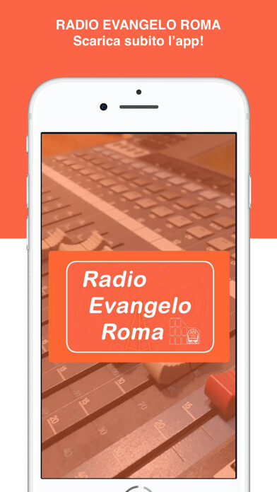 Emulate iPhone app Roma Radioevangelo using MyAndroid