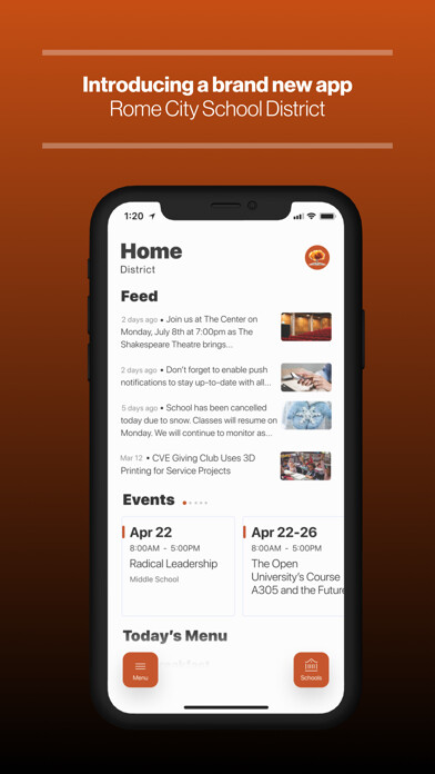 Emulate iPhone app Rome City School District using MyAndroid Emulate iPhone app Rome City School District using MyAndroid