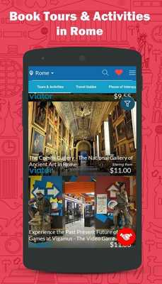 Emulate Android APK Rome Italy Audio Tour Guide