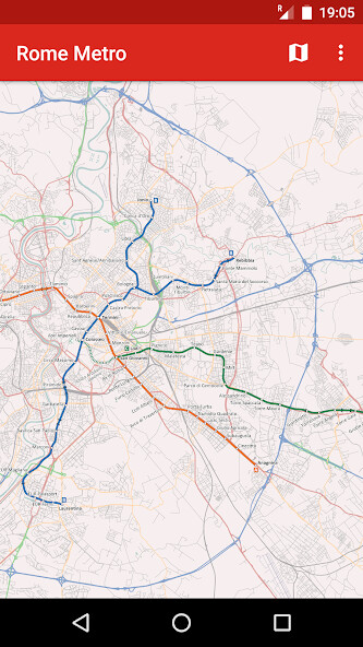 Emulate Android APK Rome Metro