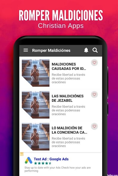 Run android online APK Romper Maldiciones - Oraciones from MyAndroid or emulate Romper Maldiciones - Oraciones using MyAndroid