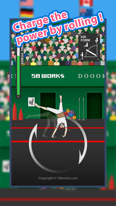 Emulate iPhone app RONBAKU - Somersault Simulator - using MyAndroid Emulate iPhone app RONBAKU - Somersault Simulator - using MyAndroid