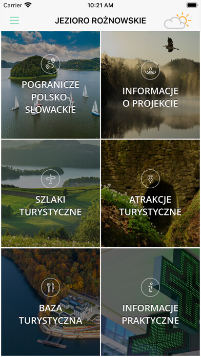 Emulate iPhone app Rożnowskie - Jezioro Marzeń using MyAndroid
