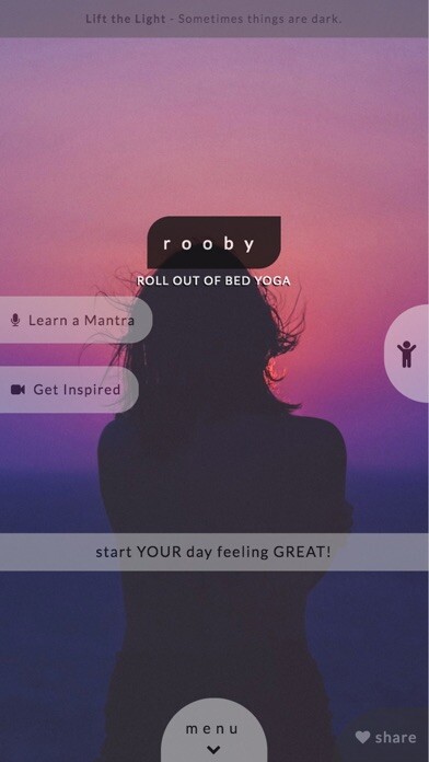 Emulate iPhone app rooby - roll out of bed yoga using MyAndroid Emulate iPhone app rooby - roll out of bed yoga using MyAndroid