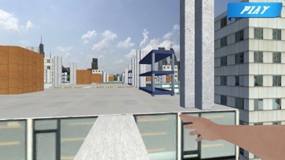 Emulate iPhone app Roof Runner Jump - VR Google Cardboard using MyAndroid