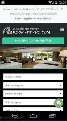 Emulate Android APK Room Dekho
