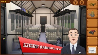 Emulate iPhone app Room Escape：Train Station using MyAndroid
