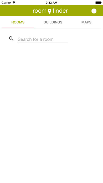 Emulate iPhone app Roomfinder using MyAndroid