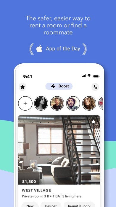Emulate iPhone app Roommates by Roomi using MyAndroid