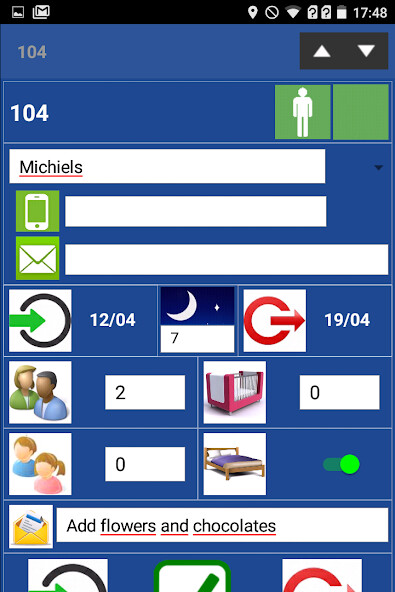 Emulate iPhone app roomMGT using MyAndroid Emulate iPhone app roomMGT using MyAndroid