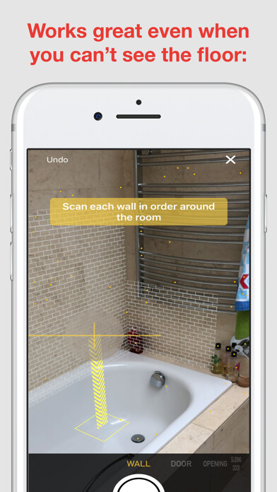 Emulate iPhone app RoomScan Classic using MyAndroid