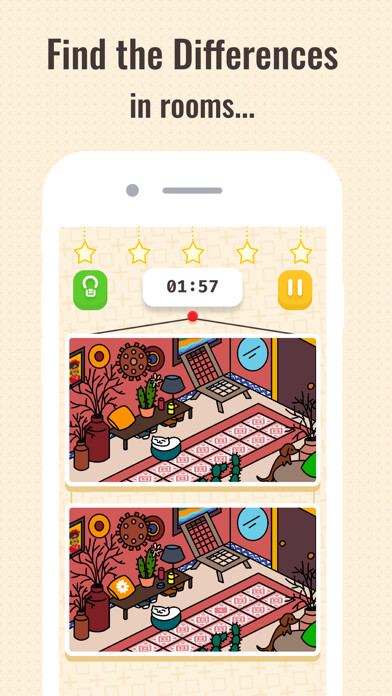 Emulate iPhone app Roomspector — Find differences using MyAndroid