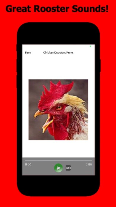 Emulate iPhone app Rooster Sound Effect using MyAndroid